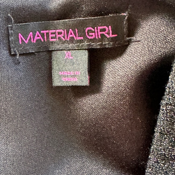 Material Girl Silver Shimmer Tie Front Romper - Picture 12 of 14
